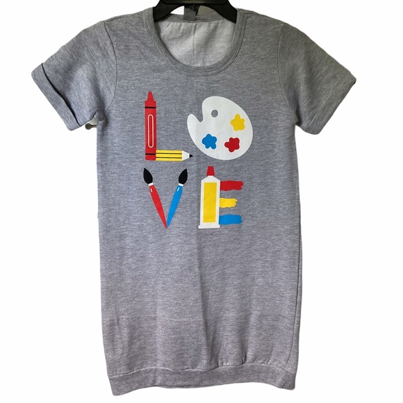 instant message Other - 5/$15 Instant Message girls gray art dress small